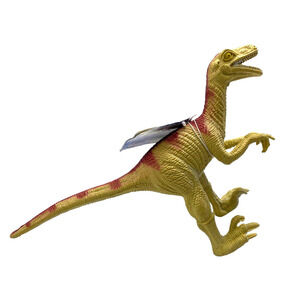 Velociraptor Dinosaur 1997 Boley Figurine Toy Display 9" Rare Vtg w/ Hang Tag